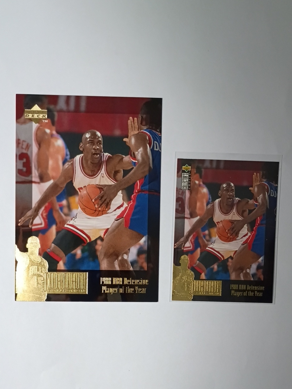 Michael Jordan Basketball Trading Card - White/Red